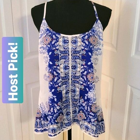 Japna Tops - ☆ Japna ☆ Flowy Dressy Tank Size Large